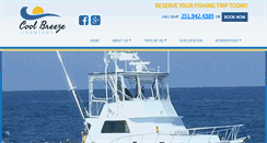 Desktop Screenshot of coolbreezecharterfishing.com